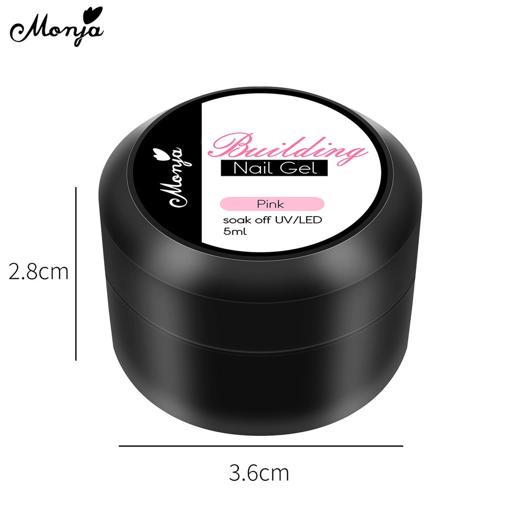 Keo dán nối dài móng tay Monja chống dính dễ sử dụng cao cấp 5ml