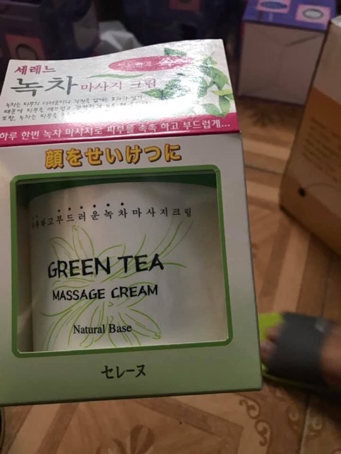 Kem massage trà xanh chính hãng hàn quốc