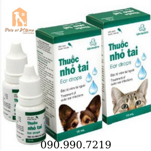 Thuốc đặc trị viêm tai cho chó mèo Vemedim