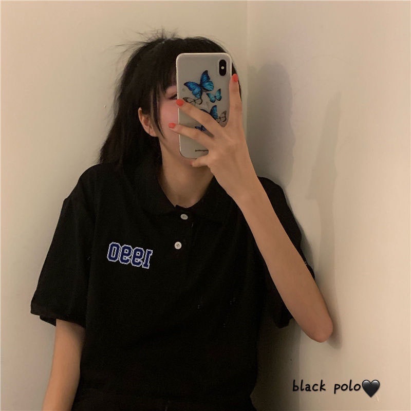Áo POLO nam nữ💥FREESHIP💥 Hoạ tiết 1990 basic dễ phối đồ