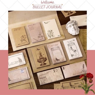 [YB038] Set giấy vintage làm bullet journal🍁🍁🍁