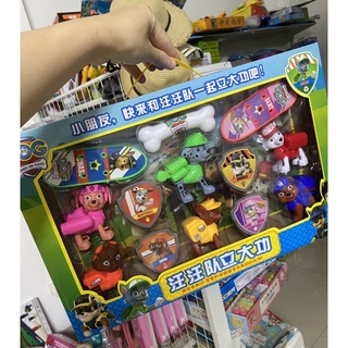 Bộ đồ chơi 6 chú chó cứu hộ kèm ván trượt