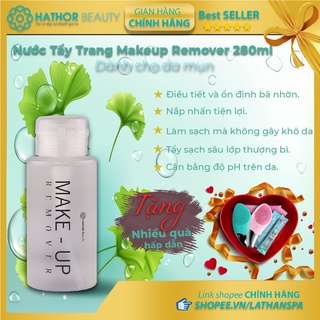 Nước tẩy trang cho da dầu mụn [Nút nhấn tiện lợi] Makeup Remover | Hathor Beauty 280ml