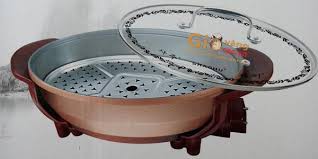 Nồi Lẩu Điện Hình Bầu Dục Shachu Mẫu Mới - Chảo hình Elip