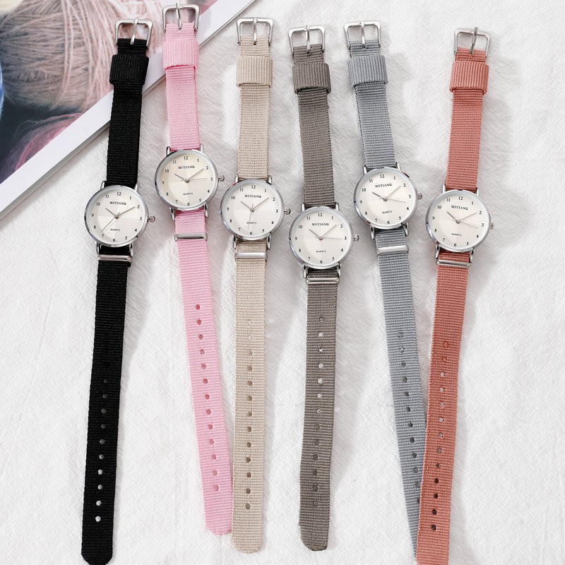 ĐỒNG HỒ NỮ DÂY VẢI DÙ MSTIANQ MẶT LA MÃ PKTT17 PHONG CÁCH HÀN QUỐC | BigBuy360 - bigbuy360.vn