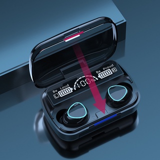 Tai nghe Bluetooth M10 Newest Digital indicator True Wireless Headset V5.1