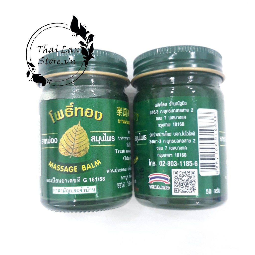 Dầu cù là bồ đề Massage Balm Thái Lan 50g an toàn cho trẻ em và người cao tuổi