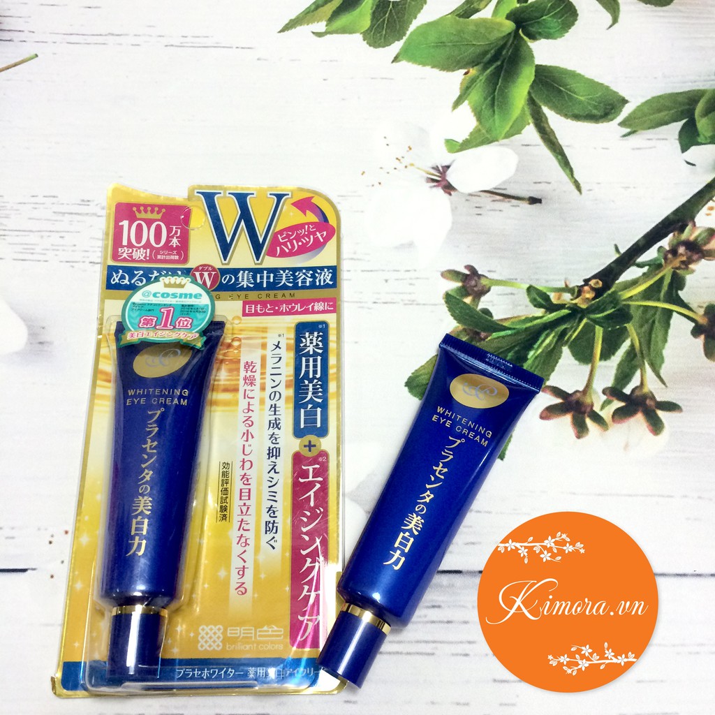 Kem dưỡng mắt Meishoku Place Whiter Medicated Whitening Eye Cream