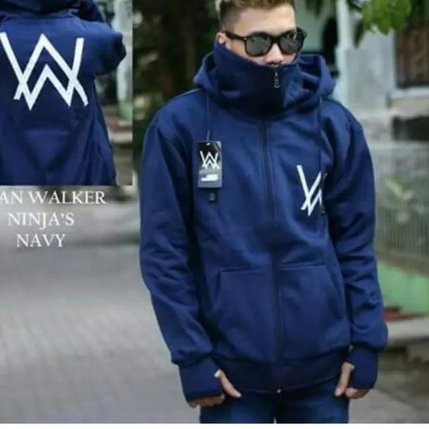 Áo Khoác Hoodie Màu Đen In Hình Alan Walker Ninja