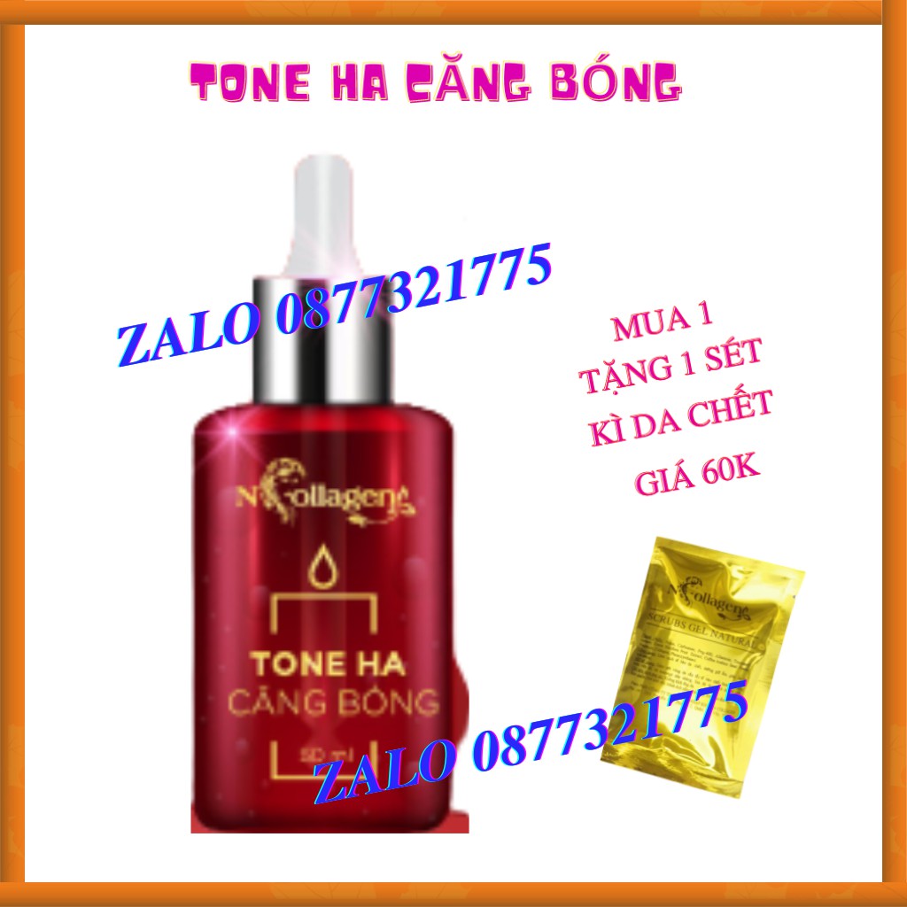 TONE HA DA CĂNG BÓNG N.COLLAGEN (Cấp độ ẩm, căng bong da, xóa nếp nhăn khóe mắt môi).