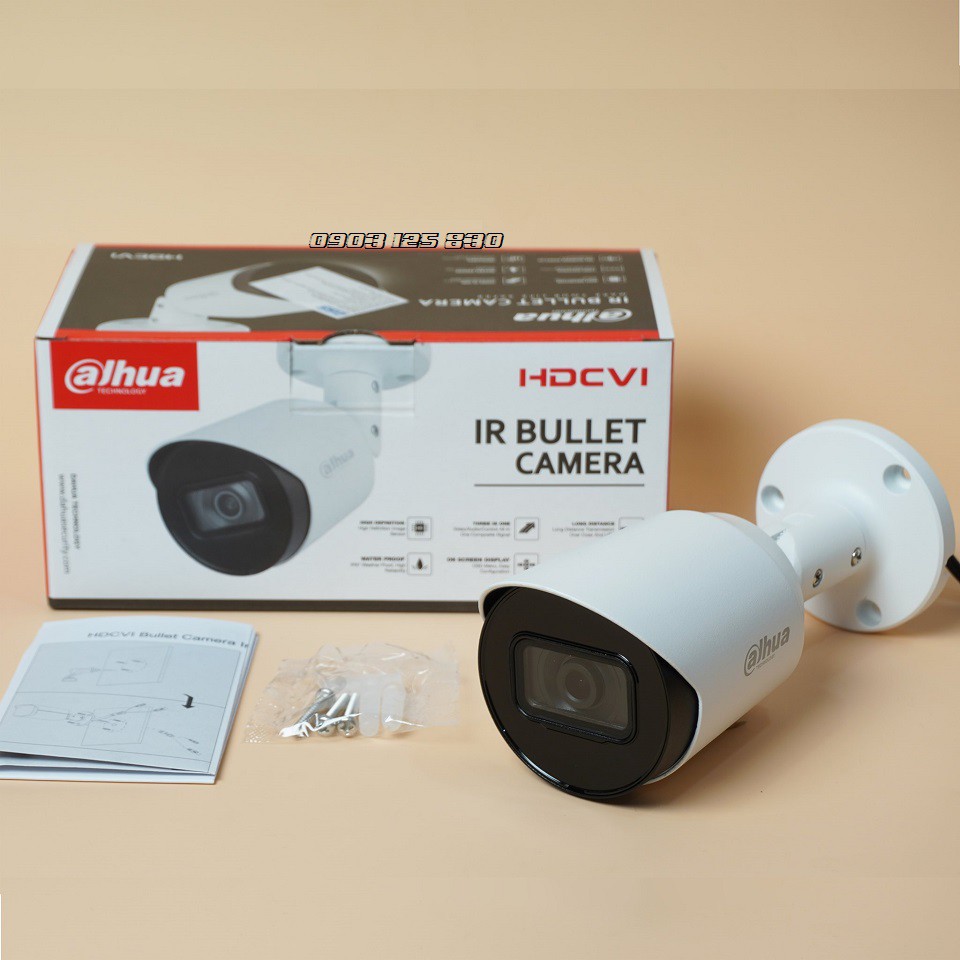 Camera HDCVI 2MP Dahua HAC-HFW1200TP-A-S5 - Tích hợp míc - Hàng chính hãng