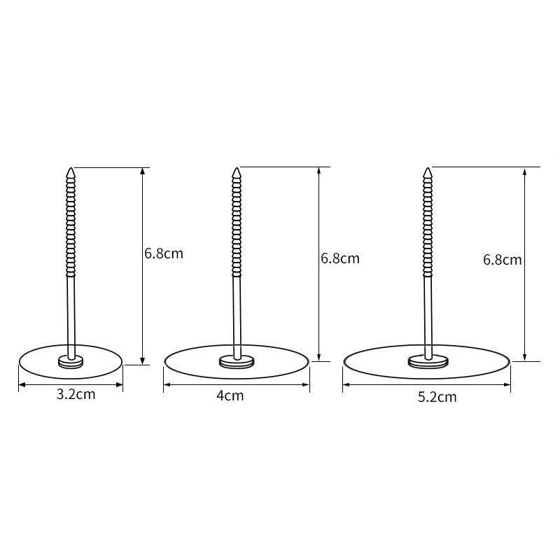 Đế bắt kem hoa inox không gỉ cao cấp