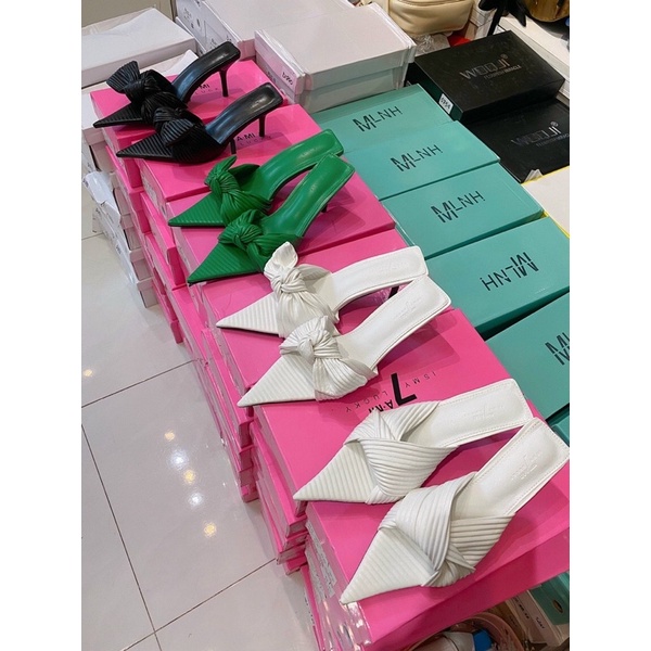 GUỐC NHỌN MŨI NƠ THẮT (D1856 D1857 D1858 D1859)