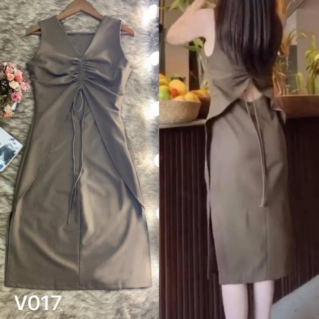 Váy nâu rêu tây v017 -LINDA TRAN | BigBuy360 - bigbuy360.vn