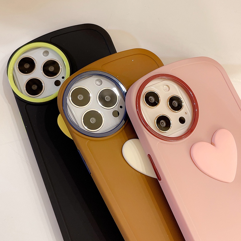 Ốp điện thoại hình trái tim cho iPhone 13Pro Max 13Pro 13 12ProMax 12Pro 12Mini 11 Pro Max IX Xs Max XR 7 8 Plus | BigBuy360 - bigbuy360.vn