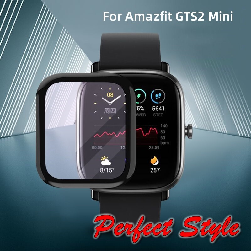Miếng Dán 3D Full màn Bảo Vệ Mặt Đồng Hồ Thông Minh Amazfit GTS  2 Mini chống xước