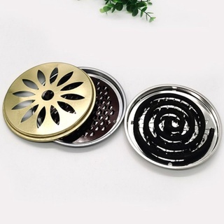 Khay đựng nhang muỗi có nắp đậy an toàn - tiện ích