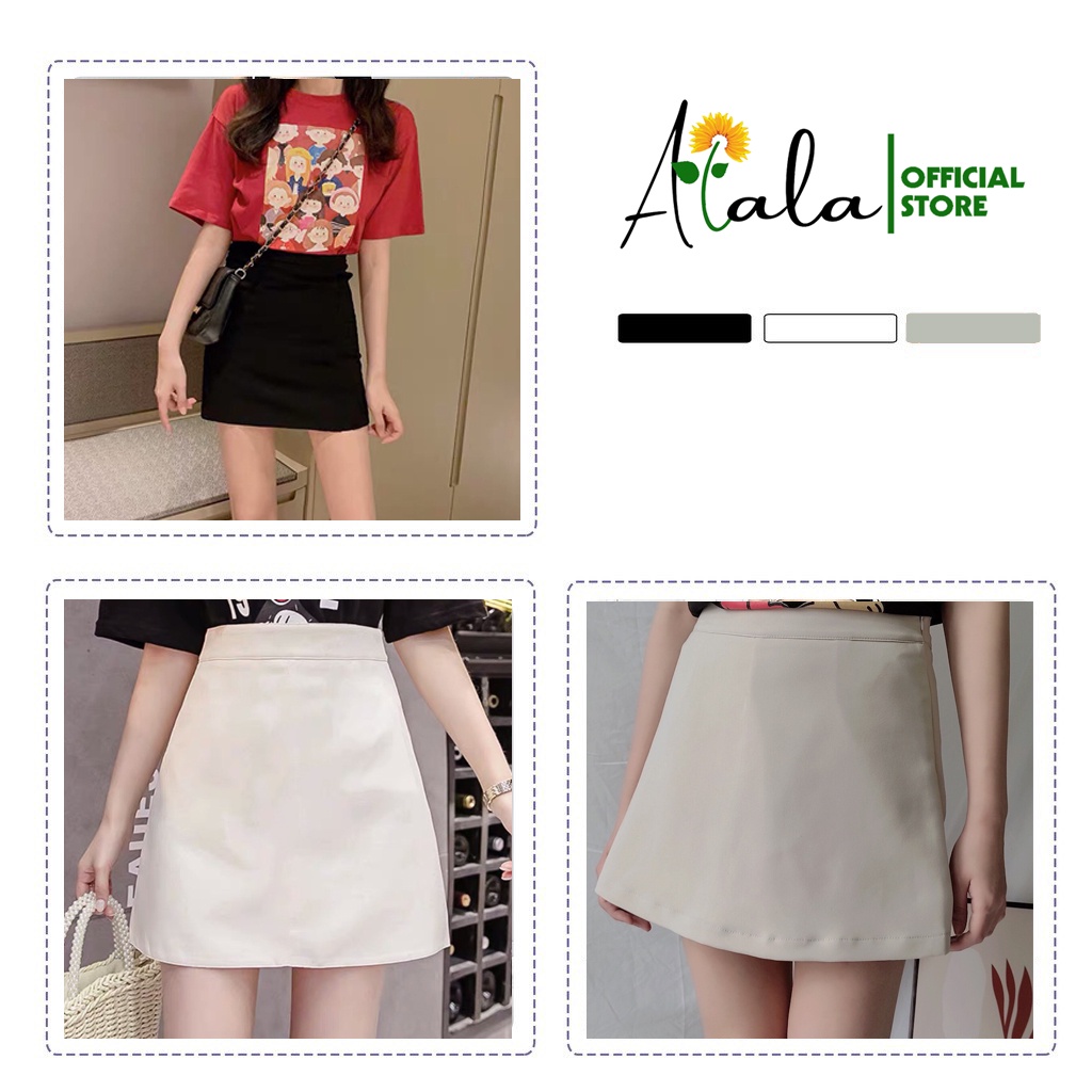 Quần giả váy chữ A Quần đùi sooc giả váy tuyết mưa mùa hè bùa yêu cho đôi chân dài phong cách Alala