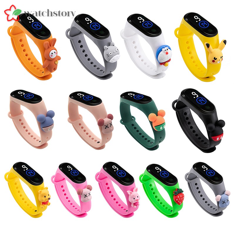 Đồng Hồ Đeo Tay Điện Tử Dây Silicone Chống Nước Có Đèn Led Cho Bé | BigBuy360 - bigbuy360.vn