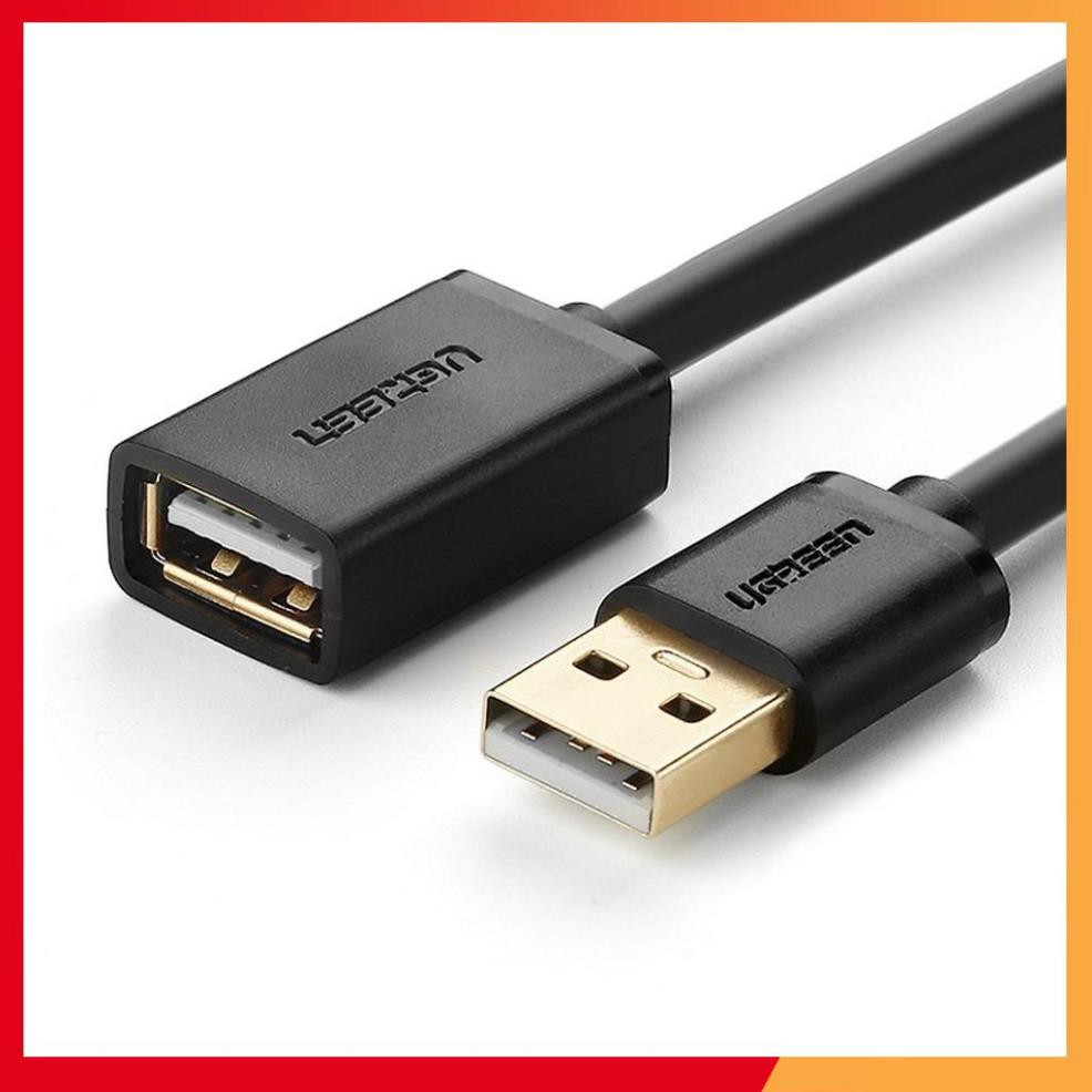 [HàngTốt] Dây nối dài USB 2.0 (1 đầu đực, 1 đầu cái) dài 2m UGREEN US103 10316 - Bảo hành Chính Hãng