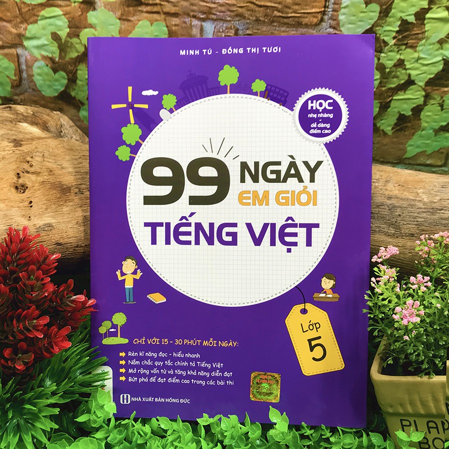 Sách - 99 Ngày Em Giỏi Toán, Tiếng Việt, Tiếng Anh - Lớp 5 (Combo, lẻ tùy chọn)