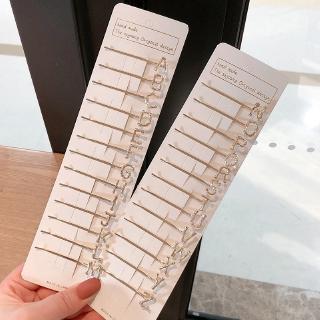Kẹp tóc kim loại hình chữ cái