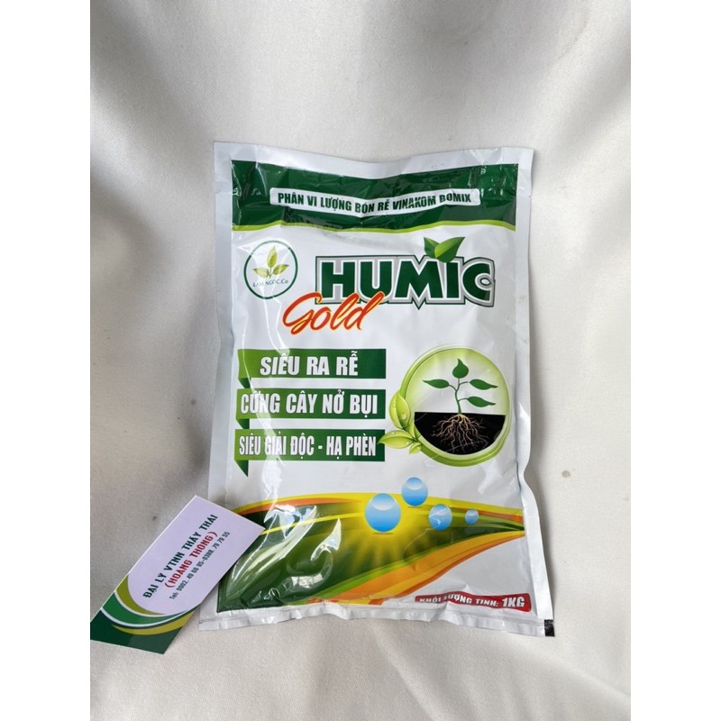 phân bón [ Humic hợp trí] thay thế bằng Humic gold- kích rễ, nở bụi, giải độc phèn, hữu cơ,, ra hoa, chống rụng trái