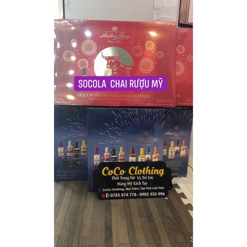 Sô-cô-la  rượu Mỹ