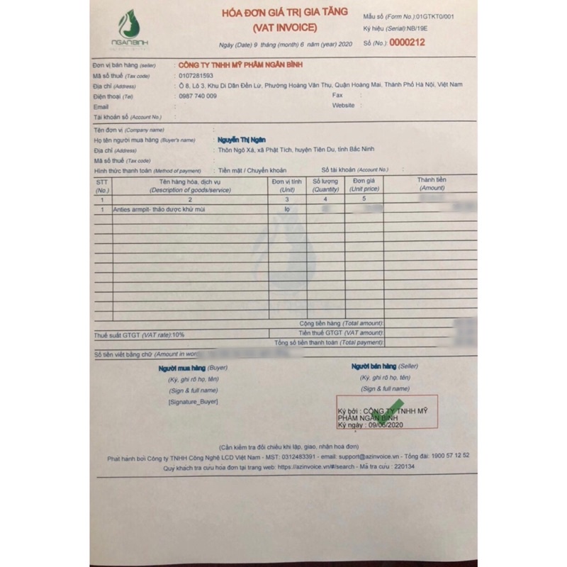 Thảo Mộc Khử Mùi Ngân Bình ngăn ngừa hôi nách