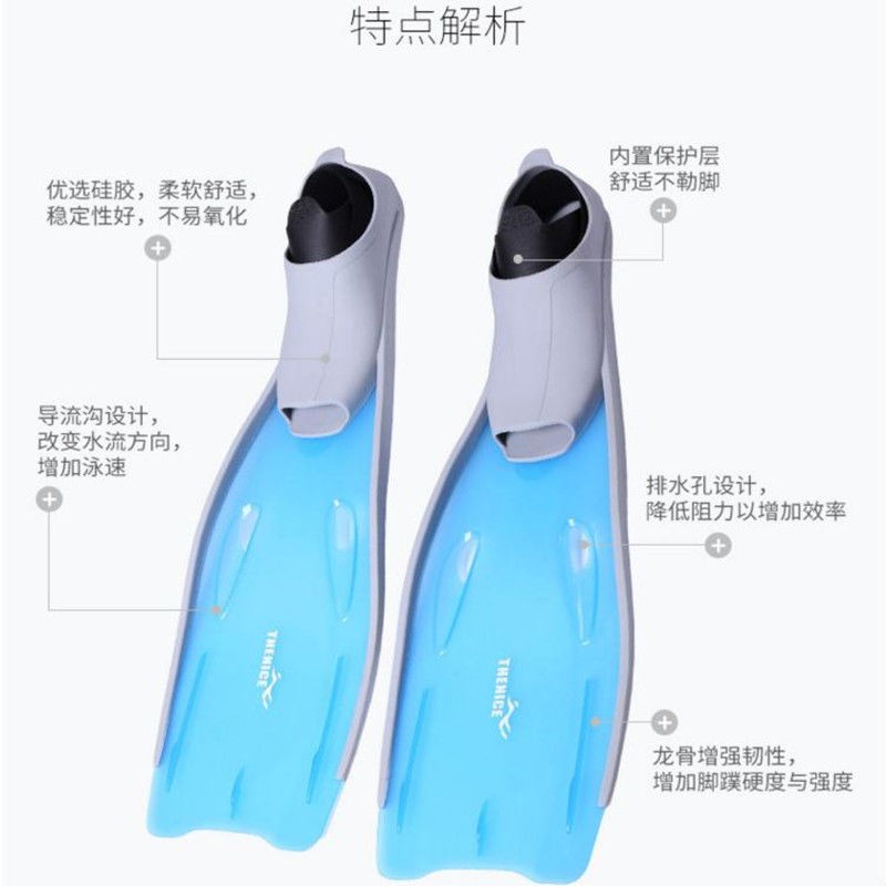 Chân Vịt Bơi Lặn Chuyên Nghiệp Bằng Silicone Chất Lượng Cao