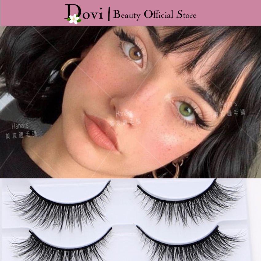 Mi Tây Sợi Mềm Mịn  Kiểu Dáng Đuôi Cá Tái Sử Dụng Nhiều Lần  Phong Cách Mắt  Sắc Xảo  5 Cặp