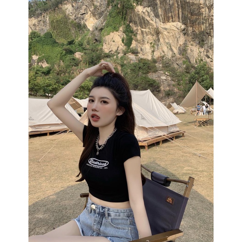 Áo Thun Tay Ngắn Màu Trắng Thời Trang Mùa Hè Mới Cho Nữ