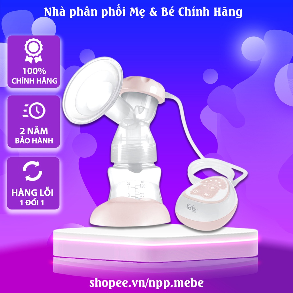Máy hút sữa điện đơn Fatz Baby Single có chế độ mát xa và kích sữa / 9 cấp độ lực hút