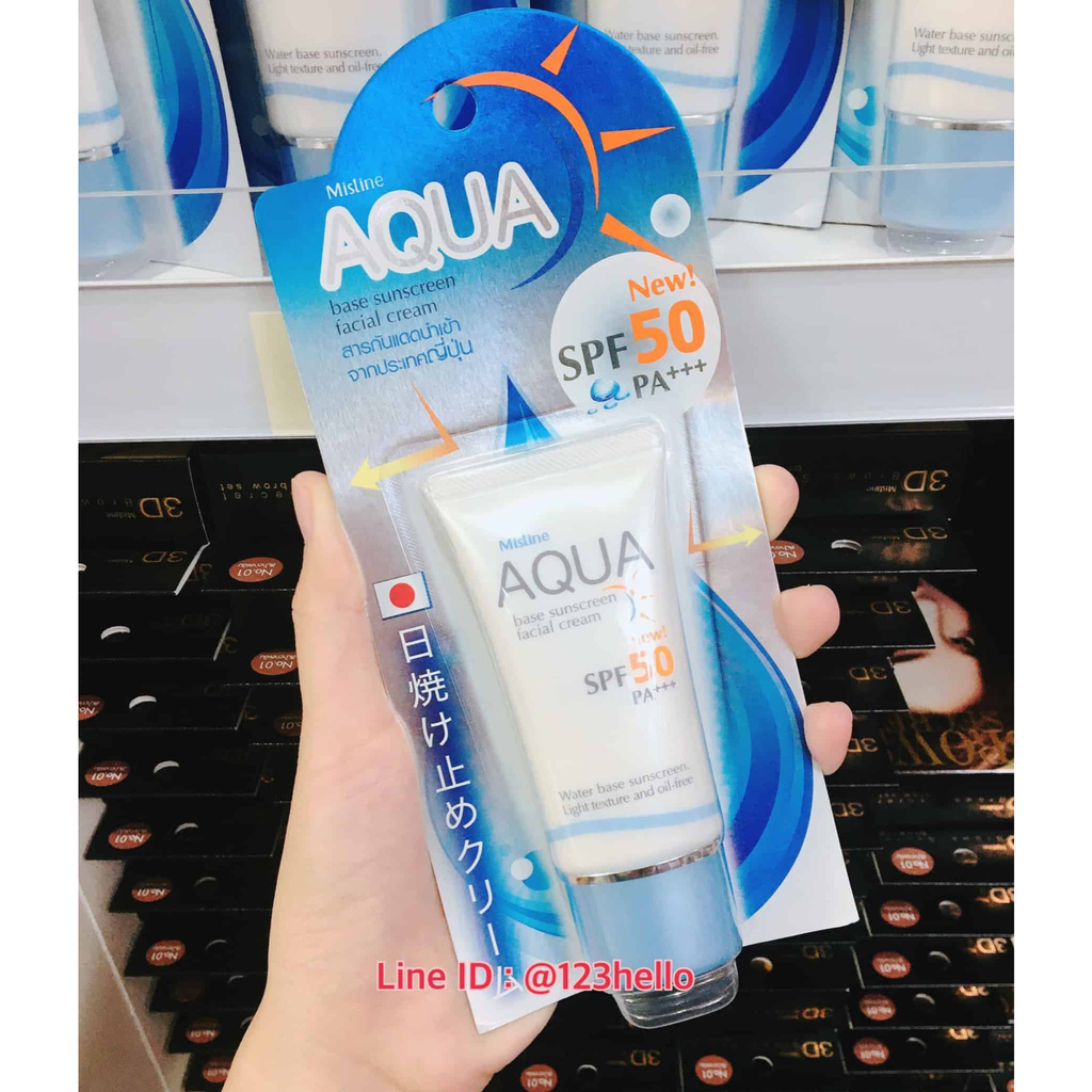 Kem chống nắng Mistine Aqua Base Suncream không nhờn dính Thái Lan 20ml