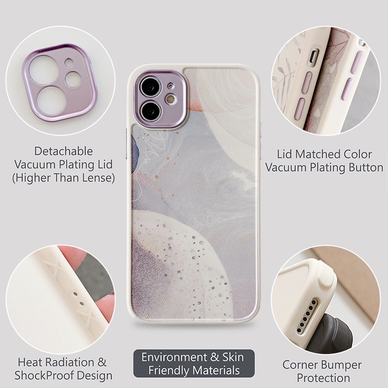 Ốp điện thoại TPU mềm mạ điện họa tiết cẩm thạch thời trang cho iPhone 12 11 Pro Max Xs Max 8 7 Plus