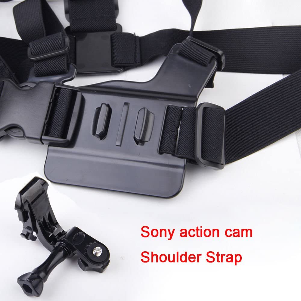 Dây Đeo Ngực Gắn Máy Ảnh Hành Động Sony Action Cam HDR-AS100v AS30V AEE AS15 AS30 GoPro Hero 10 9 8 7 6 5 4 3+ 3 2 1 SJ1000