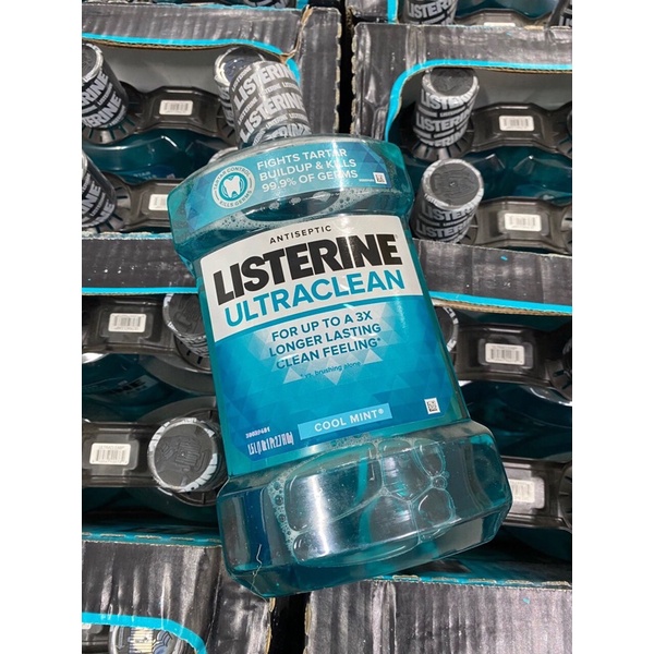 Nước súc miệng Listerine ultraclean Cool Mint 1,5l