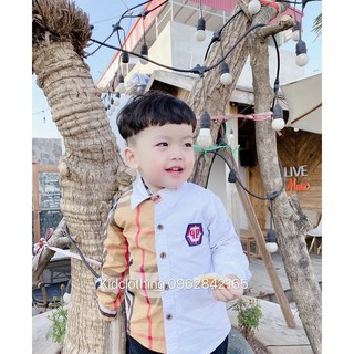 Bộ Sơ Mi Quần kaki Mềm cho bé trai