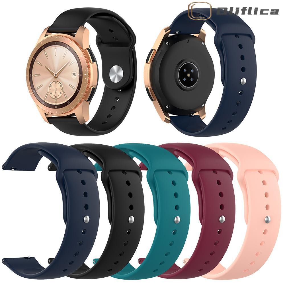 (hàng Có Sẵn) Dây Đồng Hồ Silicon 20mm Cho Samsung Galaxy Watch Active 2