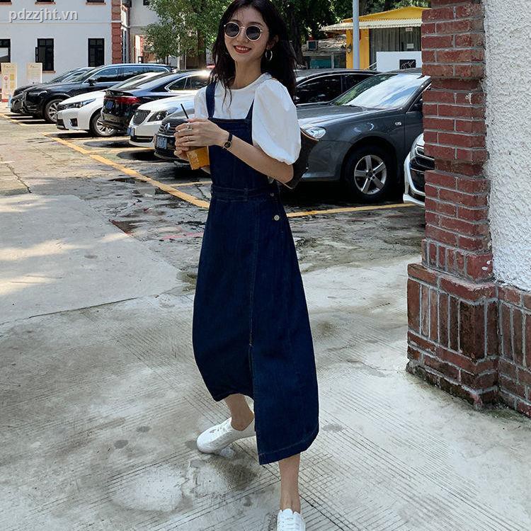 Đầm Yếm Denim Phong Cách Hàn Quốc Dành Cho Nữ | BigBuy360 - bigbuy360.vn