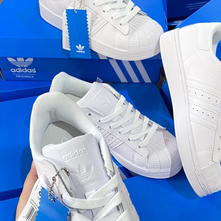 |  KHOAI SNEAKER| Giày thể thao adidas superstar trắng mũi sò bản đẹp full box - bill- giấy gói