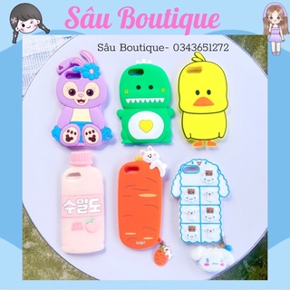 Ốp lưng iphone silicon hình thú thỏ, vịt, hình cute dễ thương ip 6pl/6spl/7pl/8pl