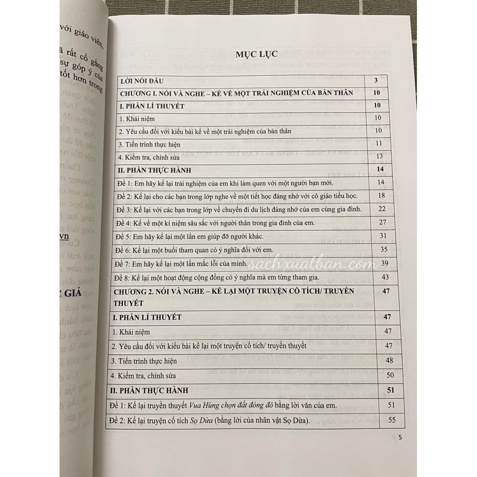 Sách Hướng dẫn thực hành Nói và Nghe trong môn Ngữ văn 6 (Theo chương trình GDPT mới)