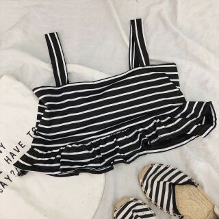 CROPTOP SỌC BÈO