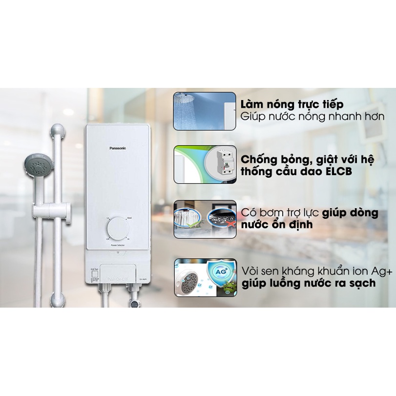Máy nước nóng trực tiếp Panasonic DH4MP1VW