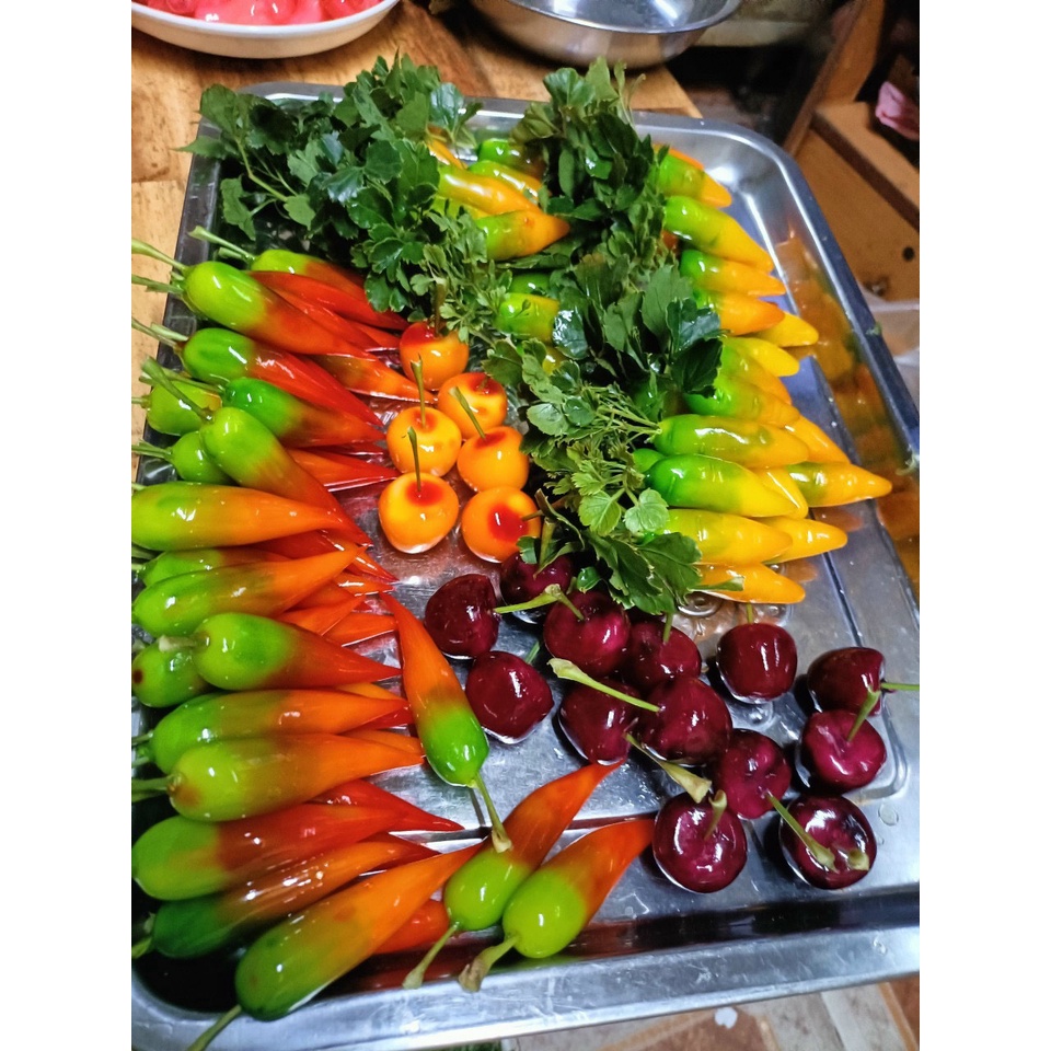 Bánh trái cây nhân đậu xanh