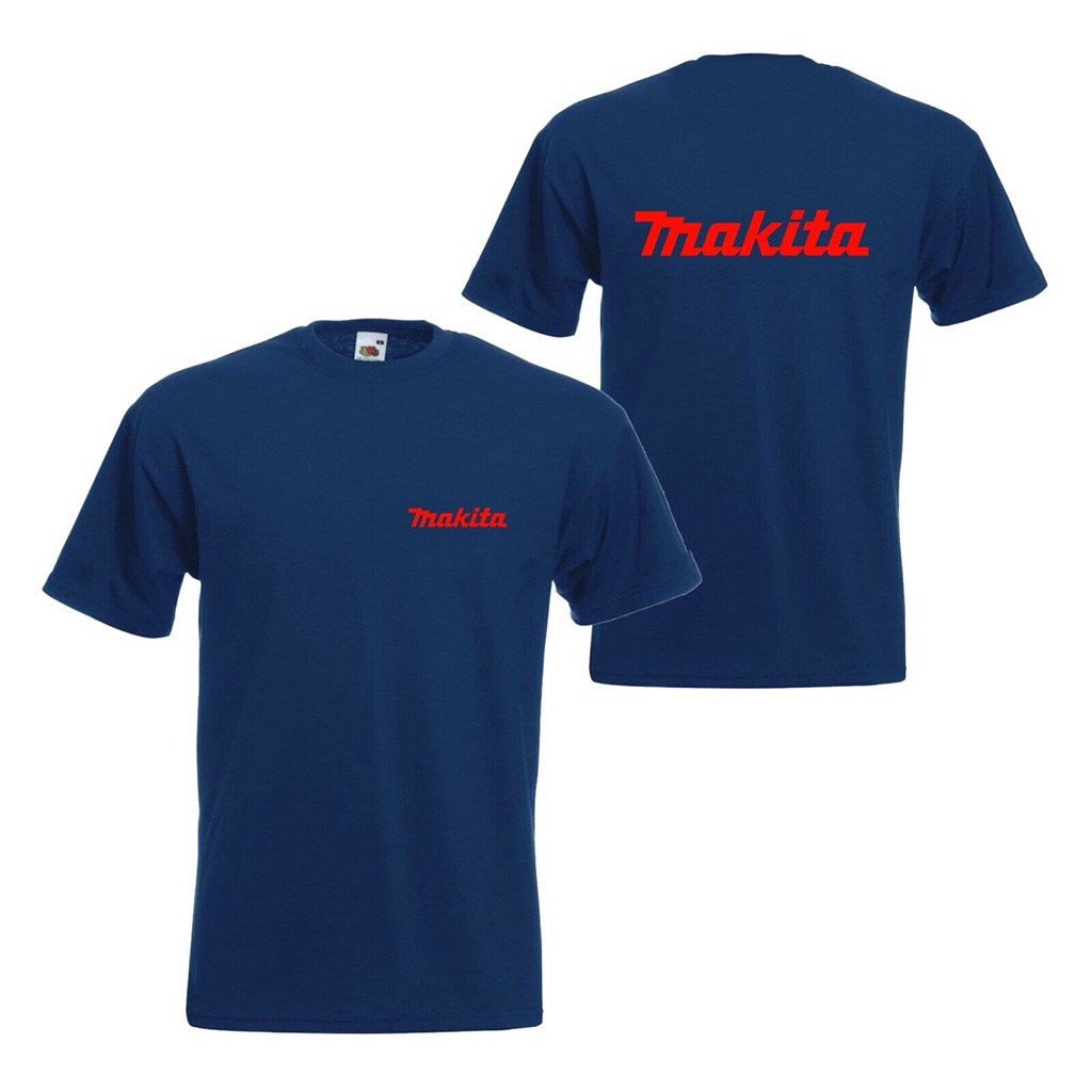 MAKITA Áo Thun Cotton Công Sở Cho Nam