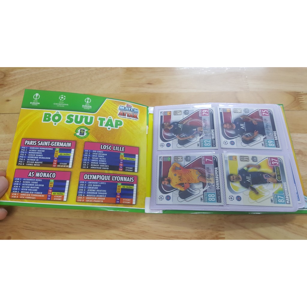 BST Album thẻ in Match Attax 2021/2022 Ligue 1