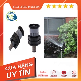 Đầu phun chỉnh góc 360 - Đầu tưới phun mưa điều chỉnh góc tưới từ 25-->360 độ - Tích hợp lưới lọc trong từng đầu béc