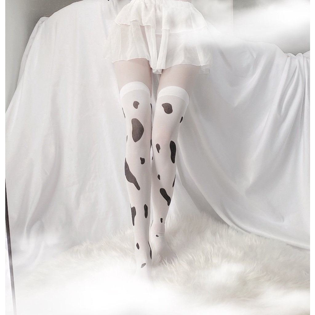 Tất Dài Hóa Trang Bò Sữa Quyến Rũ Dành Cho Nữ